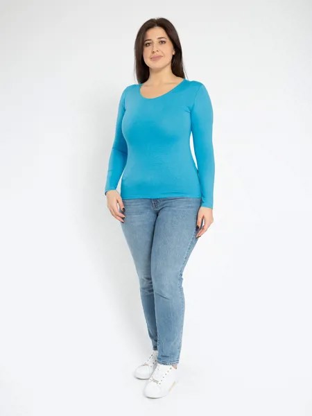 Лонгслив женский Magic Lady cl016_c1080 бирюзовый 42-44 RU