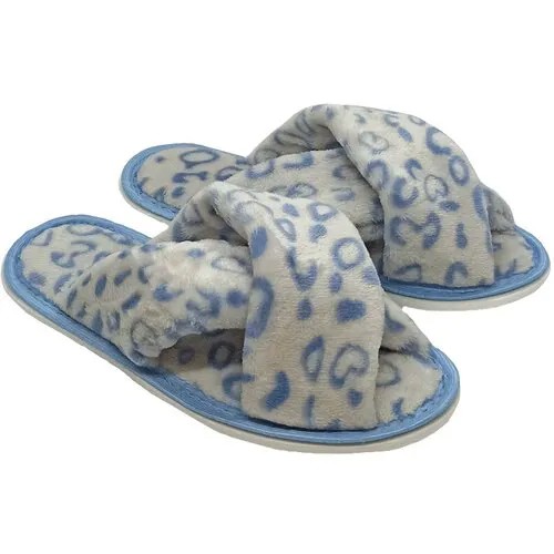Тапочки ivshoes, размер 40-41, белый, голубой