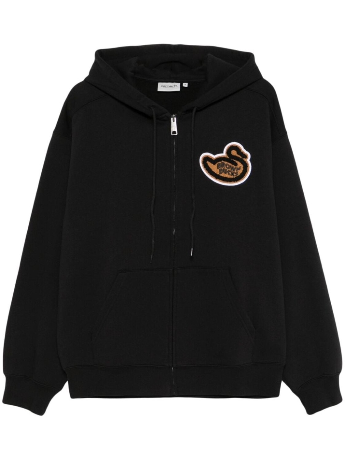 Carhartt WIP куртка Hooded Brown Ducks, черный