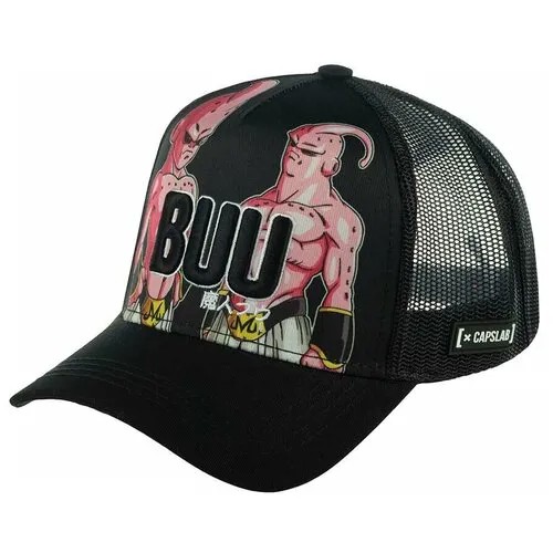 Бейсболка CAPSLAB арт. CL/DBZ4/1/BUU2 Dragon Ball Majin Buu (серый / розовый), размер ONE
