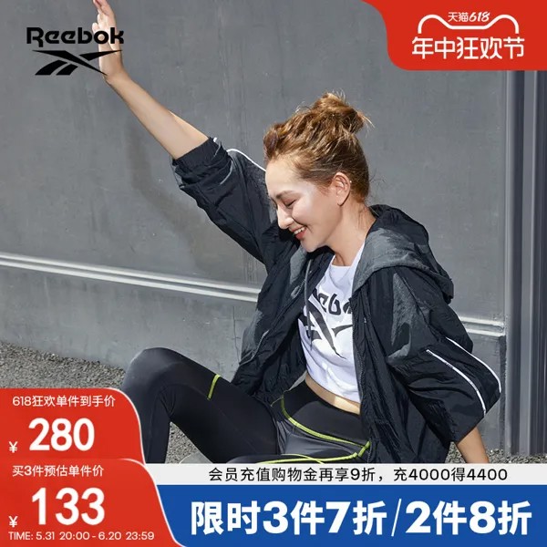 Куртка женская Reebok классическая, черный