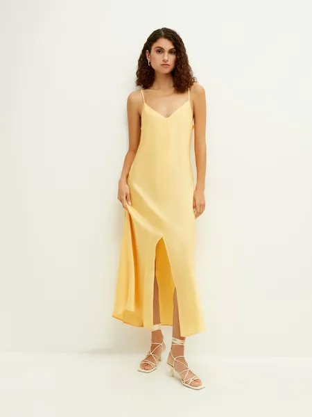 Платье женское ZARINA 2367024524 желтое XS