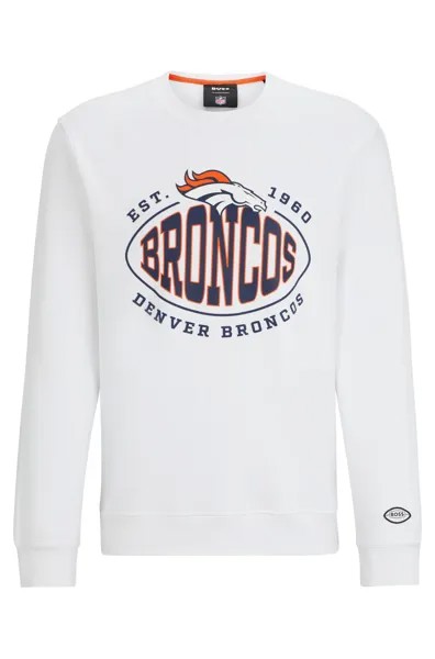 Свитшот Boss X Nfl Cotton-blend With Collaborative Branding, Broncos