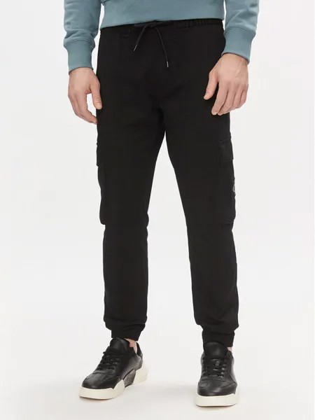 Узкие брюки-карго Calvin Klein, черный