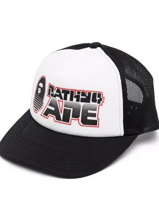 A BATHING APE® кепка с графичным принтом