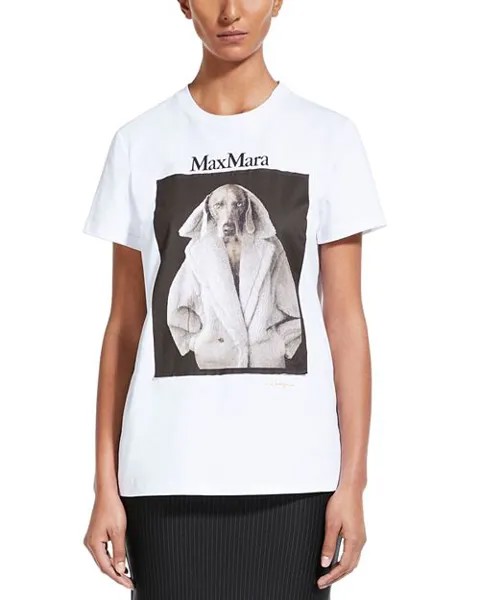 Футболка Wegman для собак Max Mara, цвет White