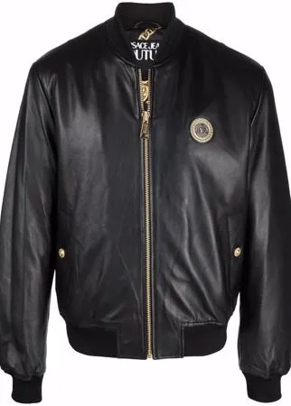 Versace Jeans Couture бомбер с нашивкой