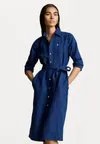 Платье-рубашка Ralph Lauren, светло-синий