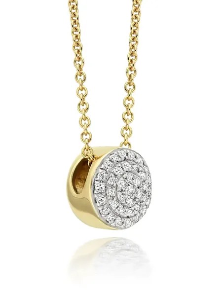 Monica Vinader GP Fiji button diamond necklace