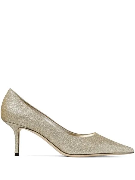 Туфли-лодочки Jimmy Choo Love 65 мм, золотой