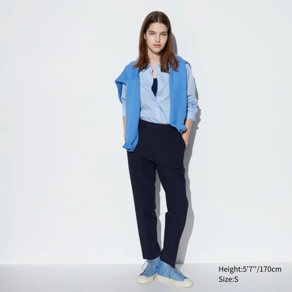 Брюки UNIQLO Smart, темно-синий