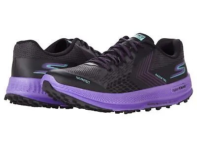 Женские кроссовки Skechers Go Run Razor Trail, черный/фиолетовый, 8 B, средний размер США
