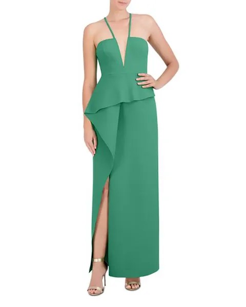 Длинное вечернее платье BCBGMAXAZRIA, цвет Green