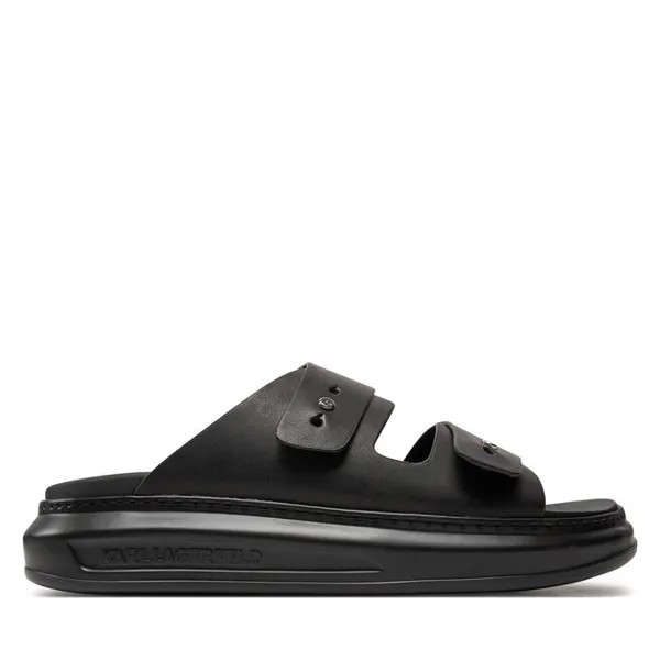 Шлепанцы KARL LAGERFELD KL52504 Black Lthr / Mono, черный