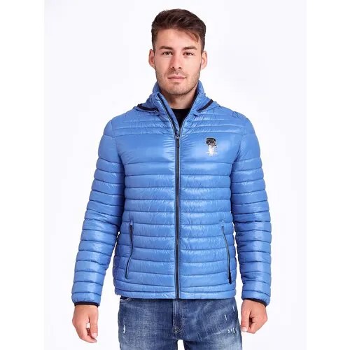 Куртка Karl Lagerfeld, размер 54, синий