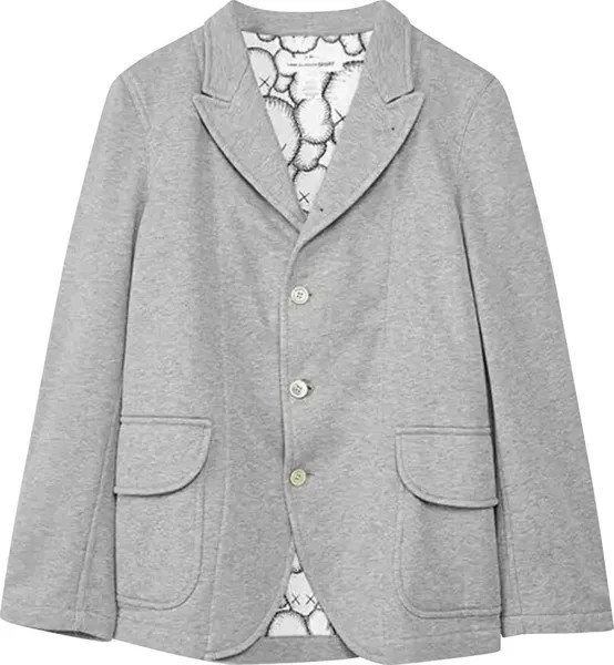 Рубашка Comme des Garçons SHIRT Single Breasted Tailored Blazer 'Grey', серый