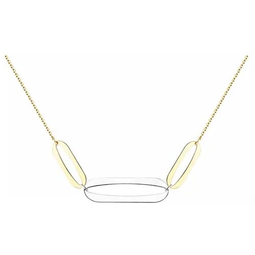 Колье Diamant, серебро, 925 проба, родирование, длина 45 см.