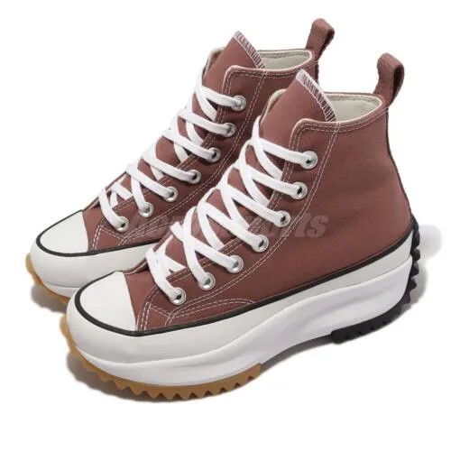 Converse Run Star Hike HI фиолетово-белые мужские повседневные туфли унисекс на платформе A00852C