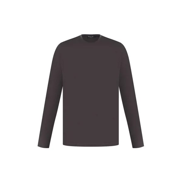 Лонгслив из шелка и хлопка Loro Piana