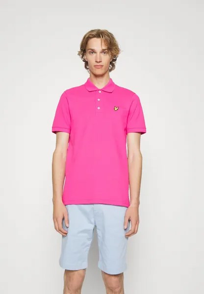 Рубашка-поло PLAIN Lyle & Scott, розовый
