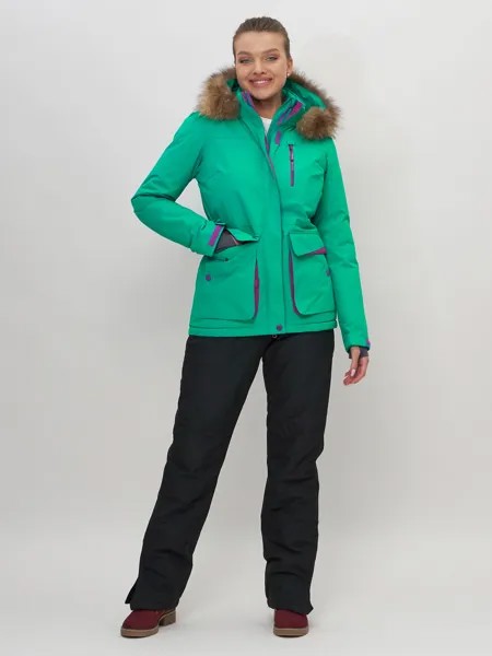 Спортивная куртка женская MTFORCE 551777 зеленая S