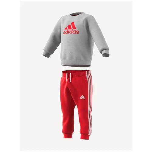 Костюм HF1958/adidas/(IBOSLOGOJOG)/medium grey heather/74