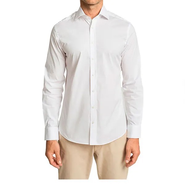 Рубашка с длинным рукавом Hackett Stretch Pop Bc, белый
