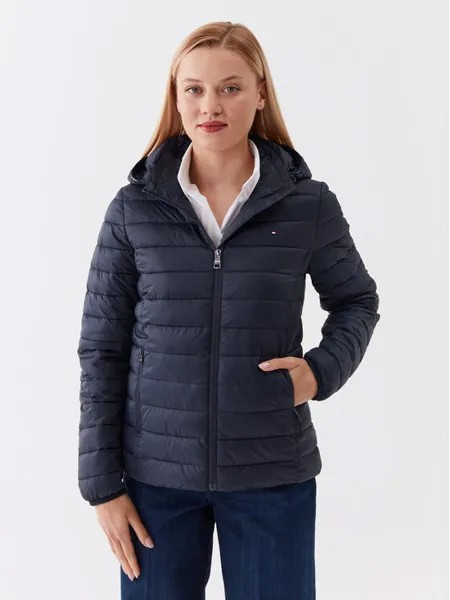 Пуховик стандартного кроя Tommy Hilfiger, синий