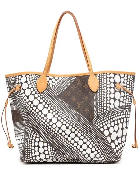 Louis Vuitton сумка-тоут Neverfull MM 2012-го года из коллаборации с Yayoi Kusama