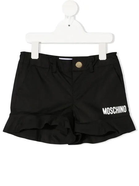 Moschino Kids шорты с логотипом