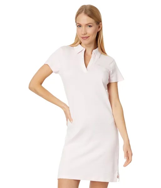 Платье U.S. POLO ASSN., Split-Neck Floral Collar Dress
