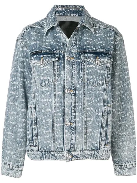 Philipp Plein джинсовая куртка с логотипом