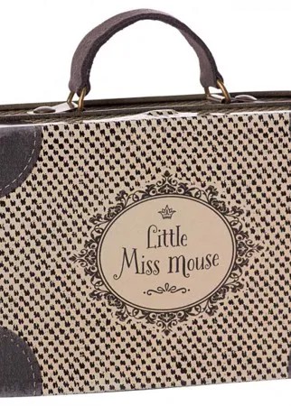 Maileg Металлический чемодан Little miss mouse