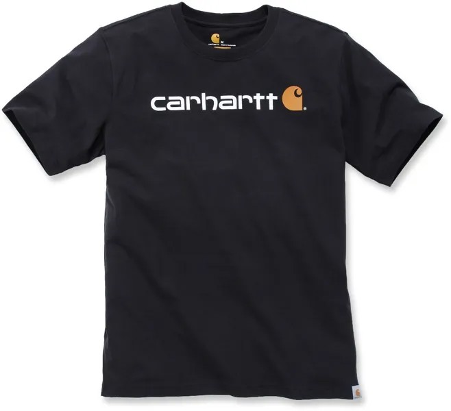 Футболка Carhartt EMEA Core Logo Workwear Short Sleeve, черный