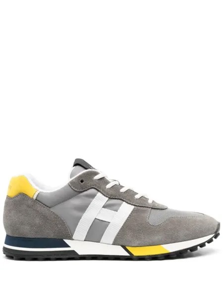 Кроссовки Hogan With Inserts, серый/белый/желтый