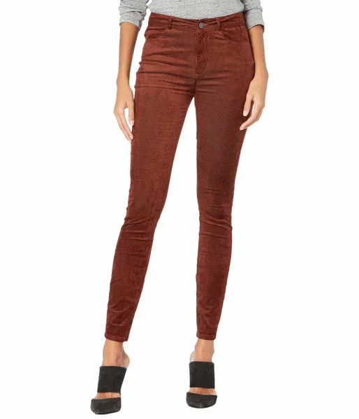 Брюки с высокой посадкой Paige, Hoxton Ultra Skinny in Cappuccino