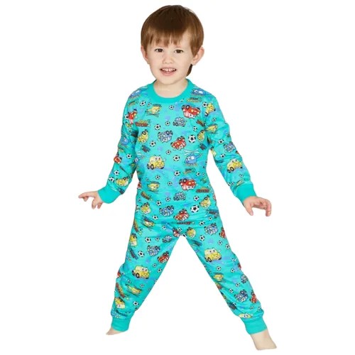 Пижама детская хлопковая Машинки (2 года)