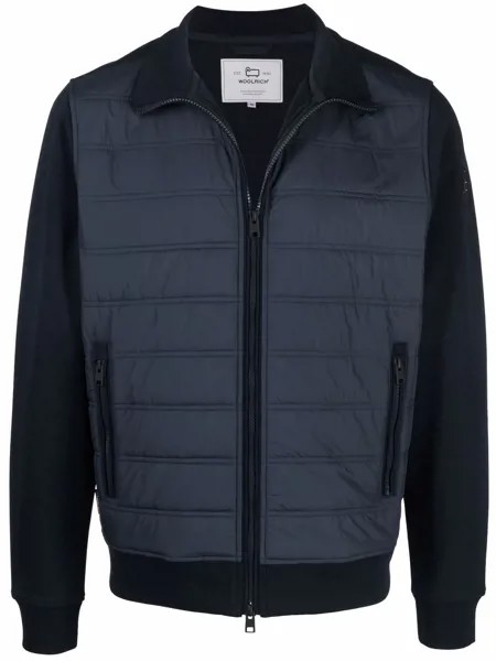 Woolrich стеганый бомбер на молнии