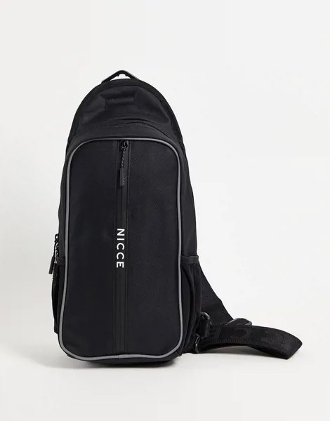 Черная сумка через плечо с логотипом Nicce-Черный
