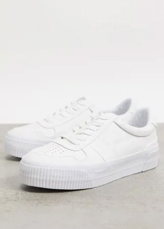 Белые кроссовки на шнуровке ASOS DESIGN Dekko-Белый