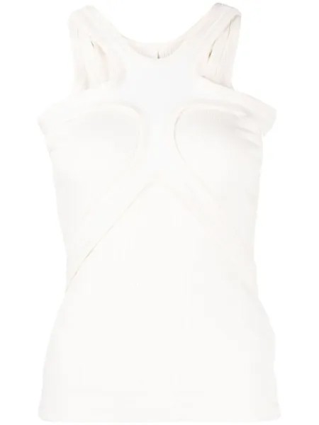 Dion Lee топ без рукавов Multilock, нейтральный цвет
