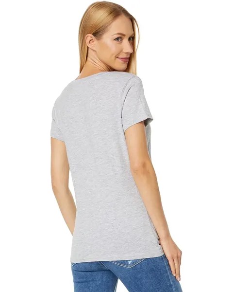 Футболка U.S. POLO ASSN. Crest Scoop Tee, цвет Light Grey Heather