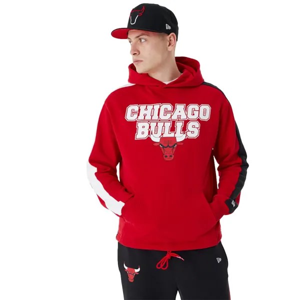 Худи New Era Chicago Bulls NBA Large Graphic, красный
