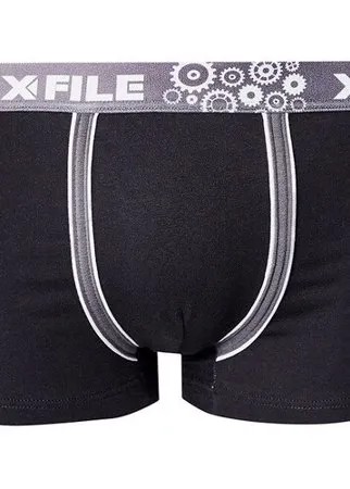 Трусы X-File, размер 4-L, черный