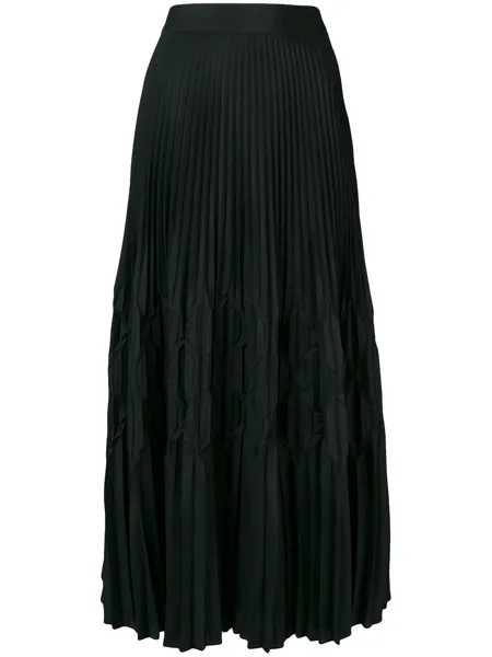 Givenchy длинная плиссированная юбка