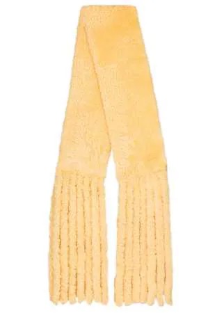Bottega Veneta объемный шарф с бахромой
