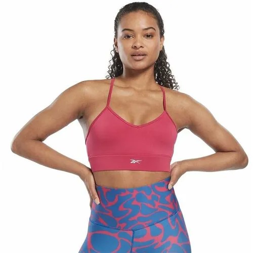 Топ спортивный Reebok Id Train Tri-Back Bra W, размер XS, розовый