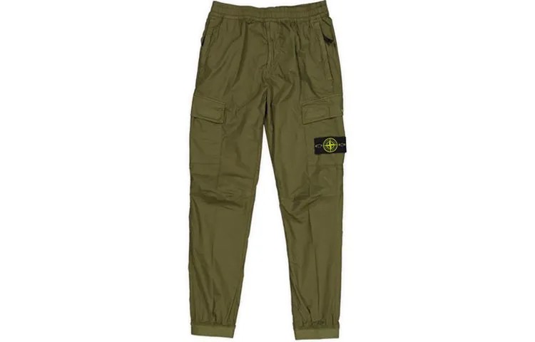 STONE ISLAND Мужской костюм Брюки, цвет Army Green