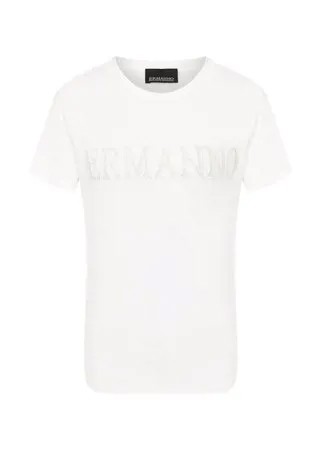 Хлопковая футболка Ermanno Ermanno Scervino