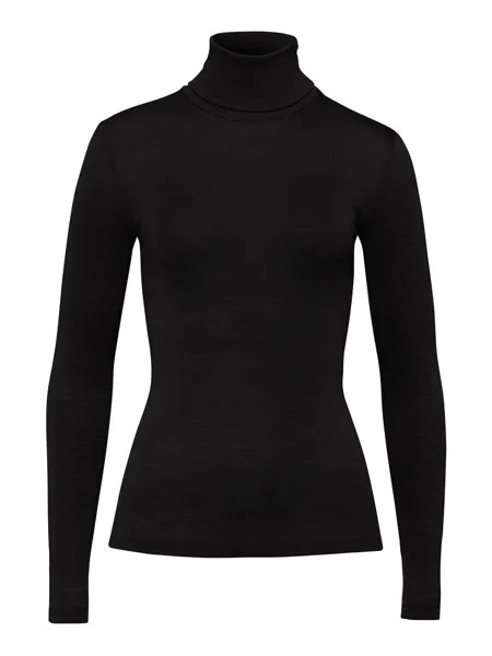 Лонгслив Hanro WOOLEN SILK, черный